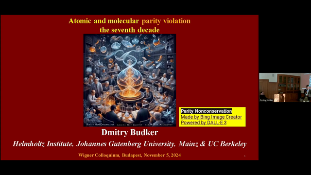 20241105_Dmitry_Budker - Atomic and molecular