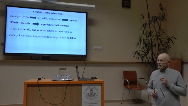 A növényzet változása és az énekesmadarak térbeli