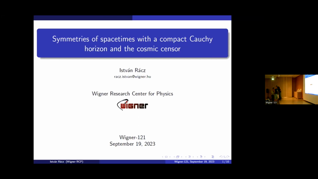 Wigner-121: Rácz István: Symmetries of spacetimes