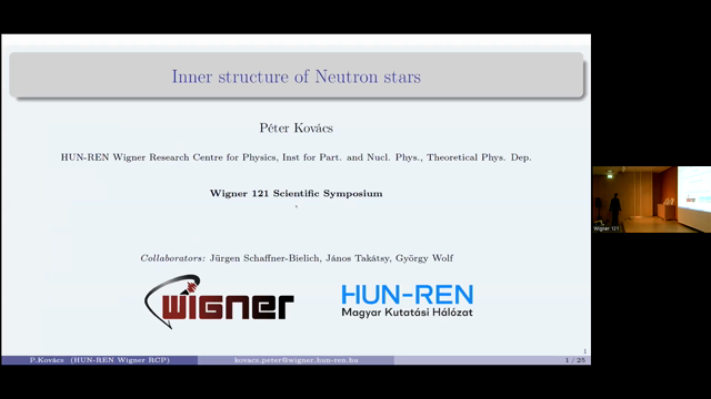 Wigner-121: Kovács Péter: Inner structure of