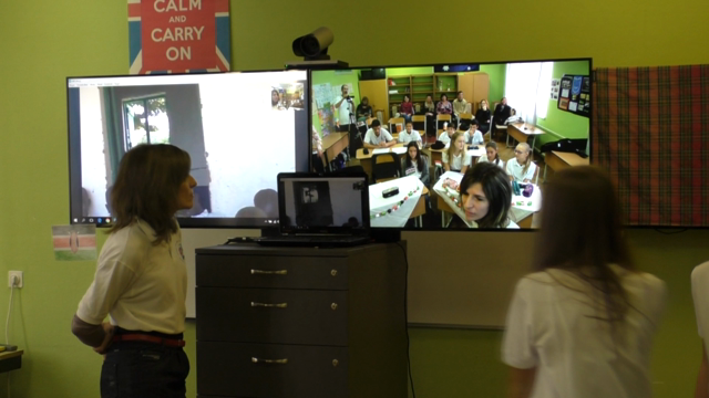 Skype in the classroom with students from Kenya
